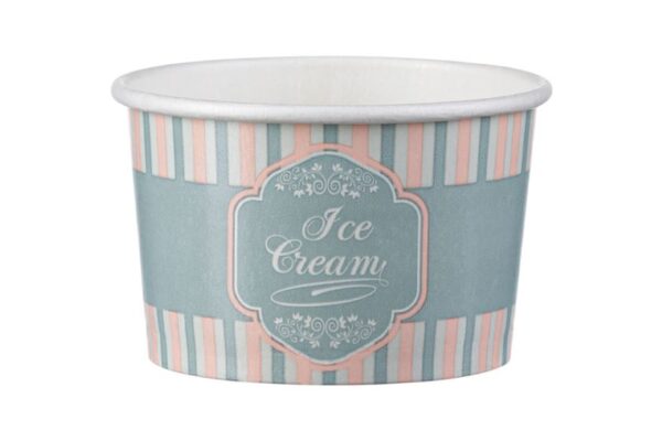 Ice Cream Paper Cups 4oz Patisserie New Design | Intertan S.A.