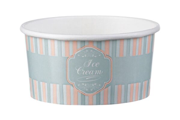 Ice Cream Paper Cups 5oz Patisserie New Design | Intertan S.A.