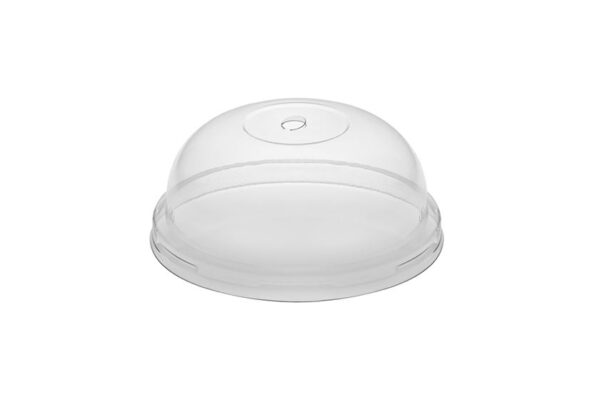PET Dome Lids 95mm with Hole 8mm | Intertan S.A.