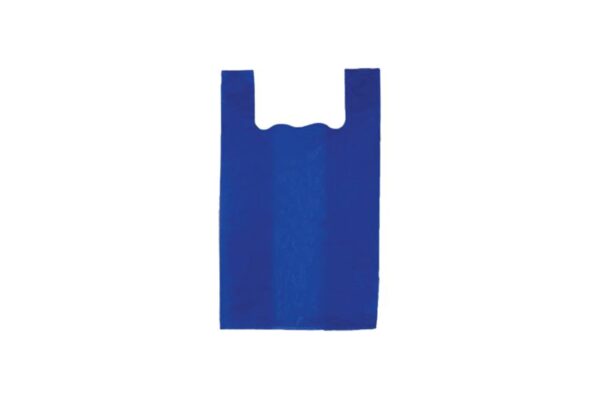 HDPE Mπλε Τσάντες “T-SHIRT” Deluxe σε Ρολό 22x37 cm. | ΙΝΤΕΡΤΑΝ Α.Ε.