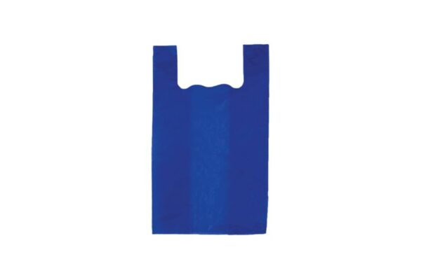 HDPE Mπλε Τσάντες “T-SHIRT” Deluxe σε Ρολό 25x43 cm. | ΙΝΤΕΡΤΑΝ Α.Ε.