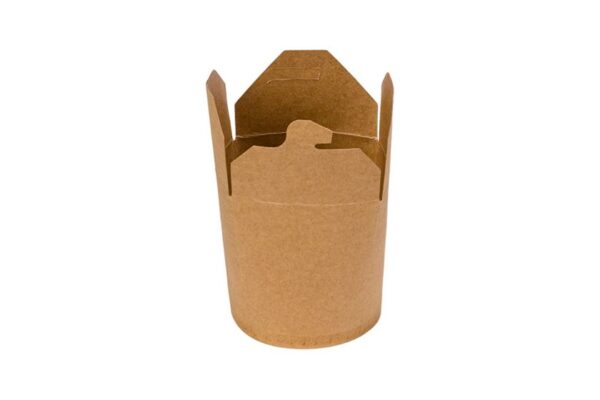 Kraft Paper Noodle-Boxes 26oz | Intertan S.A.