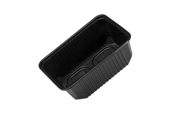 PP Food Containers M/W Ripple Rectangular 1000 ml | Intertan S.A.