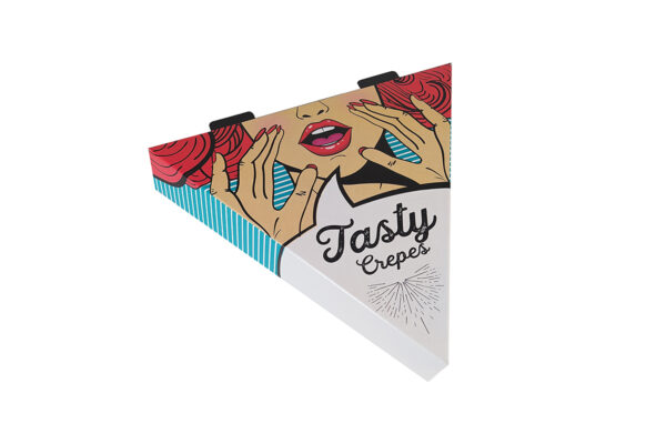Tρίγωνα Κουτιά για Κρέπα Tasty Girl 25x25x4cm. | ΙΝΤΕΡΤΑΝ Α.Ε.