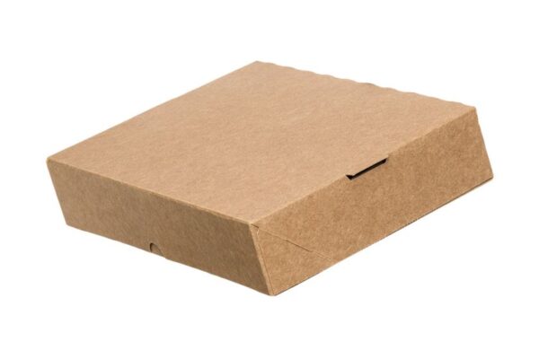 Kraft Paper Automated Food Boxes FSC® Large Portions 27 x 19 x 7.5 cm. | Intertan S.A.