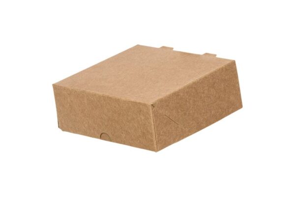 Kraft Paper Automated Food Boxes FSC® for Potatoes 12.8x12.8x5cm. | Intertan S.A.