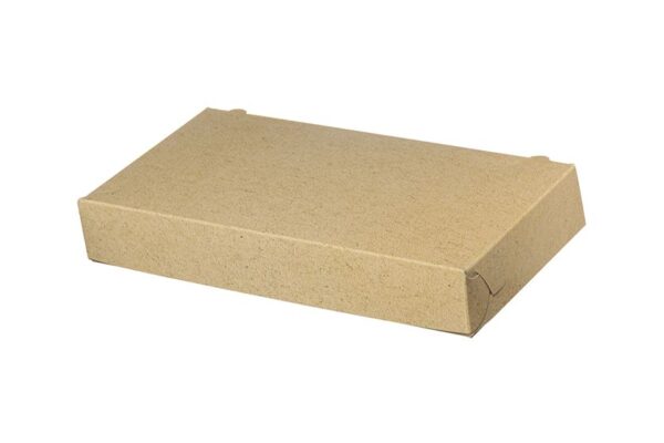 Food Boxes KRAFT with Metalised PET Coating (T4) 28x15x4.3cm | Intertan S.A.
