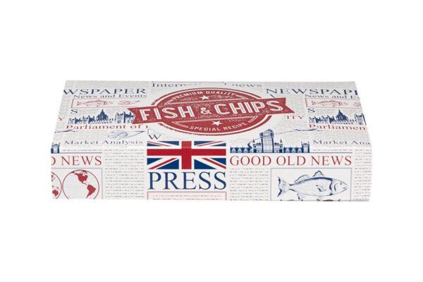 Κουτιά Fish and Chips Medium 27.5x15.5x5cm. | ΙΝΤΕΡΤΑΝ Α.Ε.