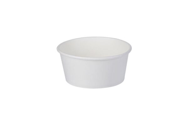 Kraft Paper Food Bowls White 15oz (435ml) | Intertan S.A.
