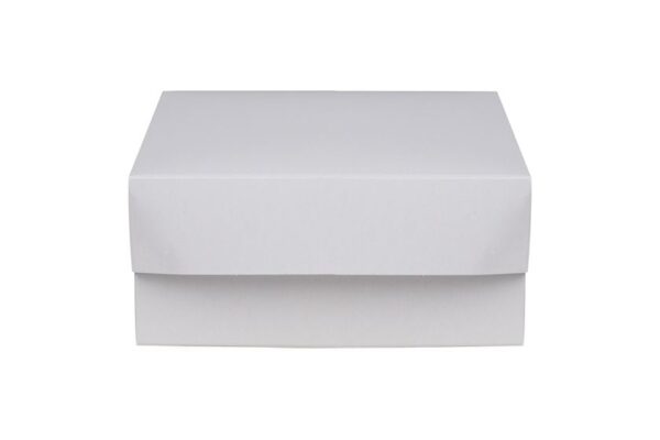 Pastry Boxes with Inner Metalised PET Coating White Design K8 | Intertan S.A.