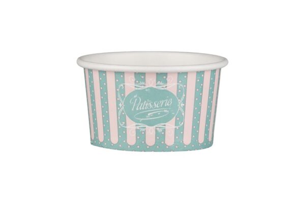 Ice Cream Paper Cups 6oz Patisserie New Design | Intertan S.A.