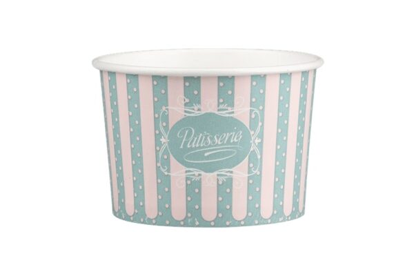 Ice Cream Paper Cups 8oz Patisserie New Design | Intertan S.A.