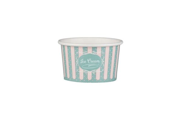 Ice Cream Paper Cups FSC® 4oz Patisserie New Design | Intertan S.A.