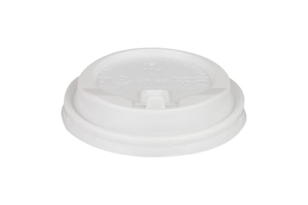 PP Sip Lids with Safety Flip Top White Colour 80mm | Intertan S.A.