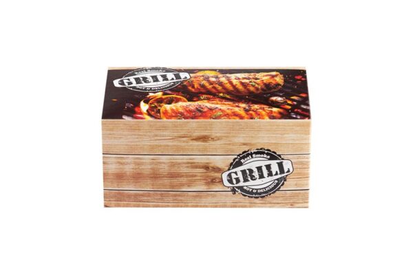 Food Boxes GRILL with Metalised PET coating (T45) 22×12,9x11cm | Intertan S.A.