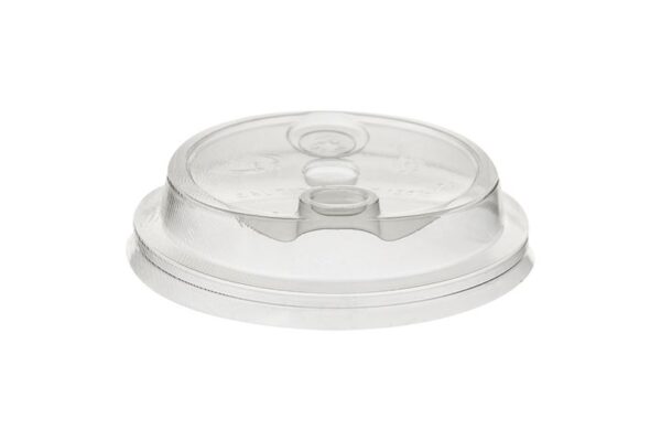 PP Sip Lids with Extra Hole for Straw Clear 90mm. | Intertan S.A.