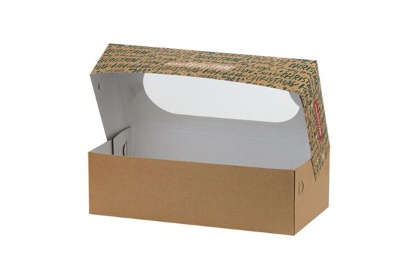 X-mas Boxes for Sweet Buns with PET coating and PET Window K31 | Intertan S.A.