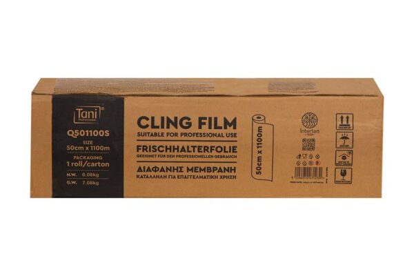 Clear Cling Films in Roll 50x1100m. | Intertan S.A.