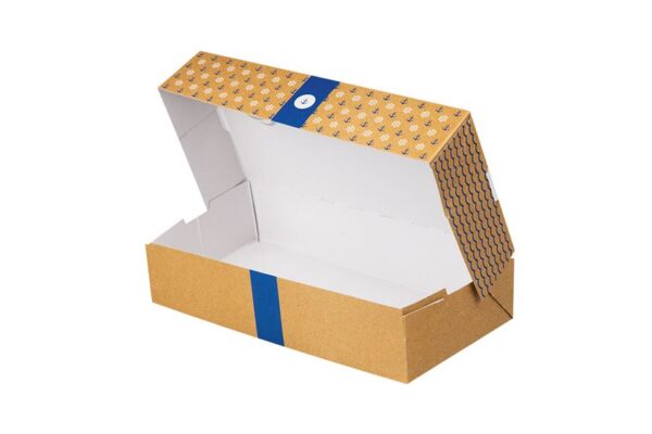 Auto-Assembly Paper Food Boxes “Fisherman" 24x13x5.5cm. | Intertan S.A.