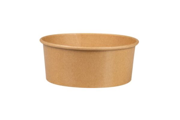 Kraft Paper Food Containers FSC® Double PE 1100ml | Intertan S.A.